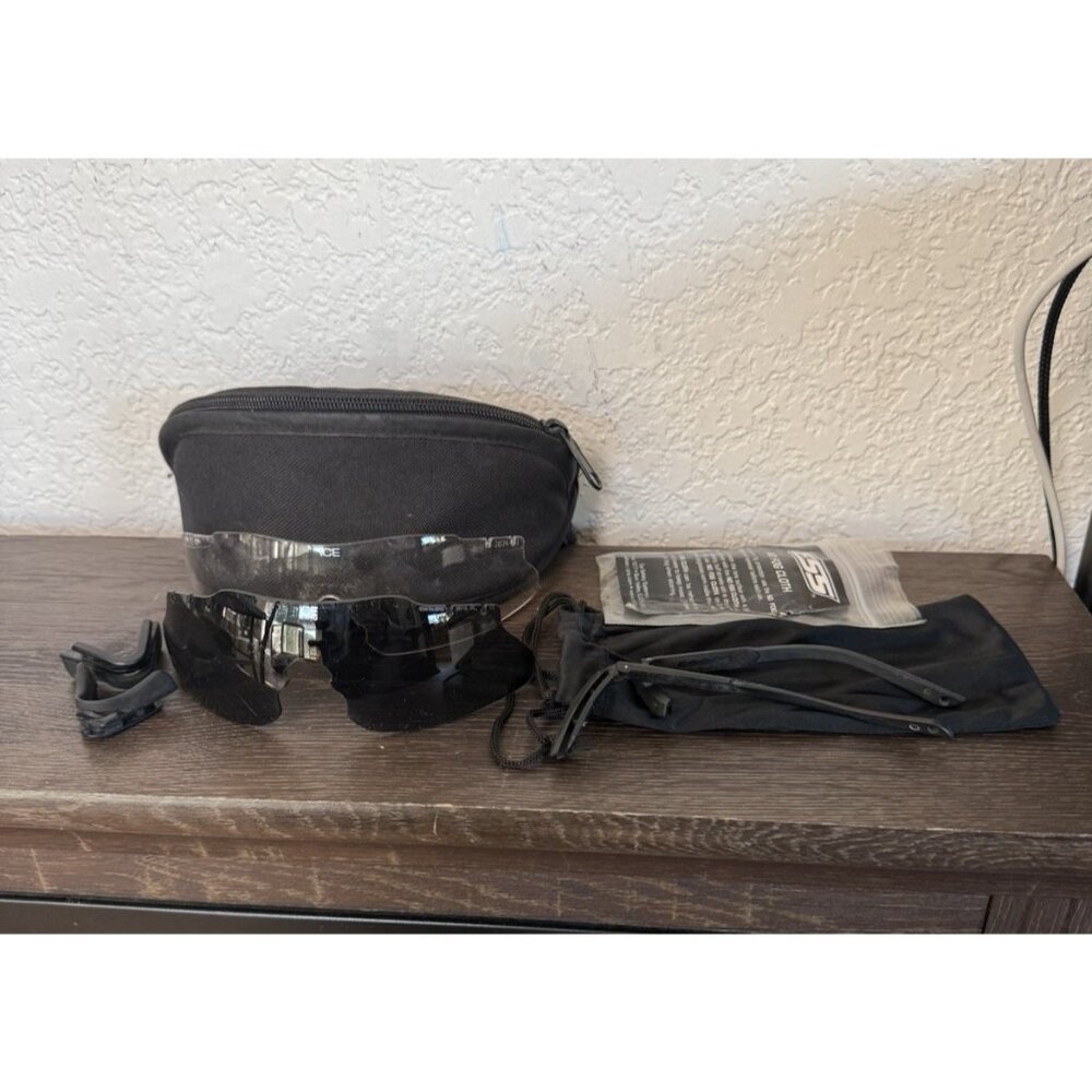 ESS ICE NARO Eyeshield Ballistic Glasses Shooting Protective Military w/ Case